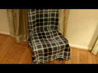 How to make chair covers without sewing