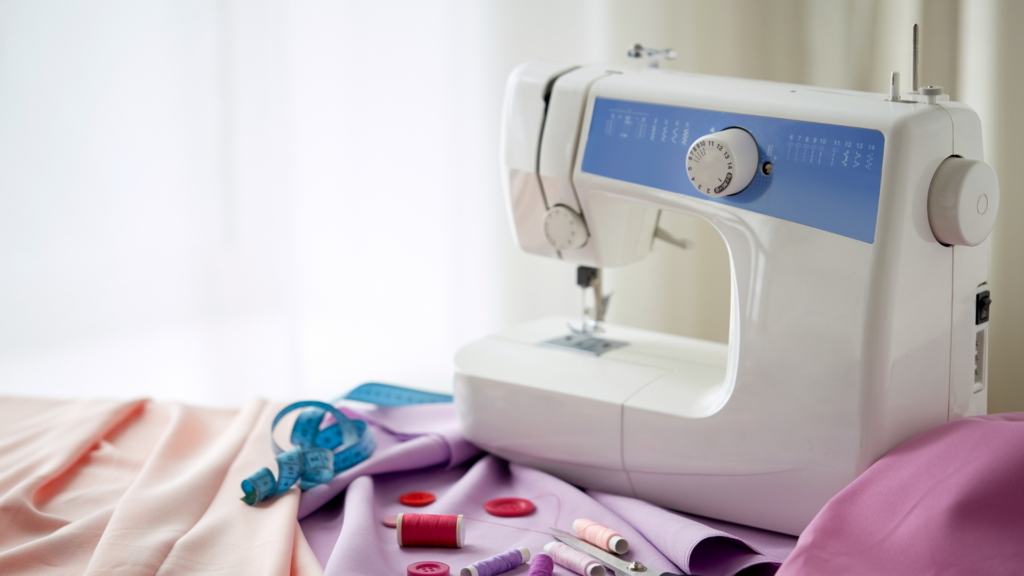 Types of sewing machines banner